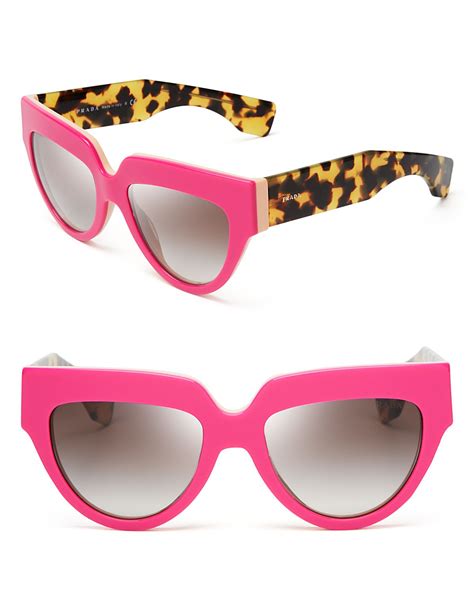 prada sunglass shield pink|Prada sunglasses for small face.